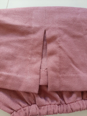 Saia de lã rosa antigo M (nova) - Foto 2