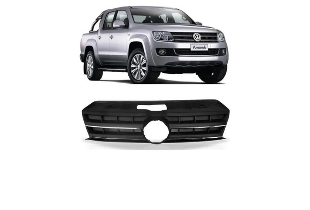 Friso Esquerdo Grade Superior Radiador Vw Amarok - Volkswagen