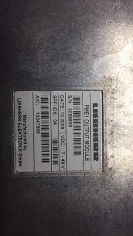 Módulo eletrônico CAM carregadeira Liebherr L580 novo - Foto 2