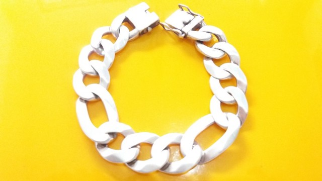 Prata Pulseira Pulso  - Foto 3