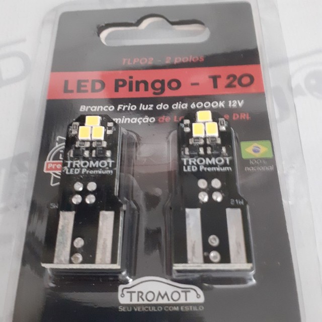 Led pingo T20. 2 polos. Tromot. Garantia. Novo. Instalado.  - Foto 3