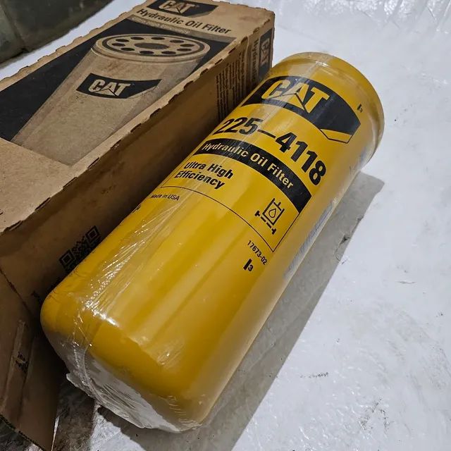 Trator esteira carregadeira caterpillar filtro óleo hidráulico 2254118 - Foto 4