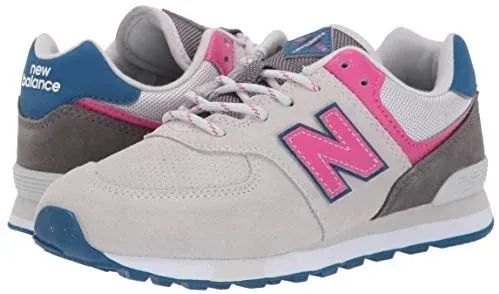 New balance 574 cinza e rosa sale