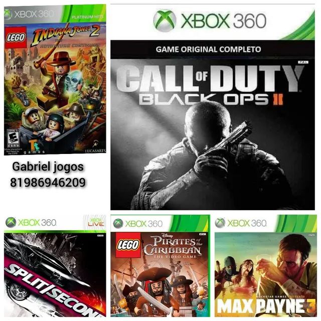 Jogos p/ Xbox 360 Desbloqueado - Mais de 10 títulos!!! - Videogames -  Jardim Apipema, Salvador 1251668335