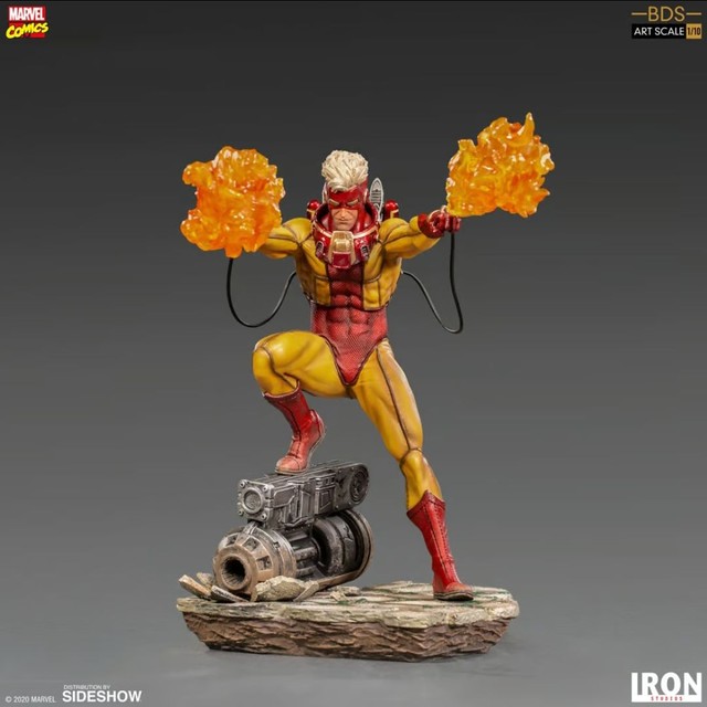 Pyro X-Men Iron Studios 