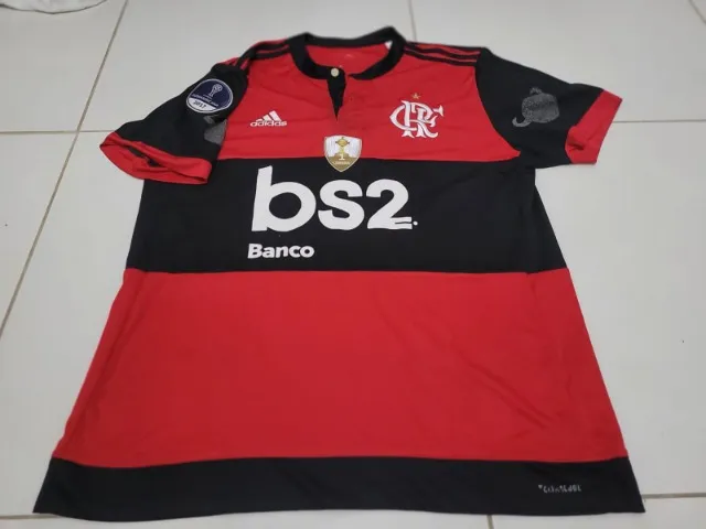 Camisa Original Flamengo adidas Patch Sulamericana Tam. G