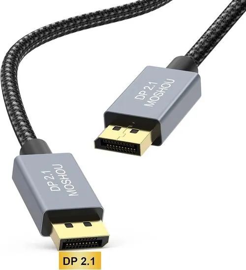 Novo cabo Display port Moshou versão 2.1 16k (15360 × 8640)- 360 Hz version - Foto 5