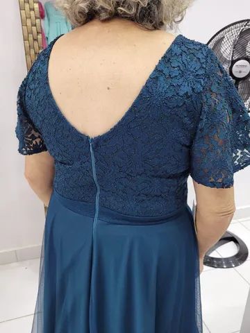 Vestido verde escuro  - Foto 4