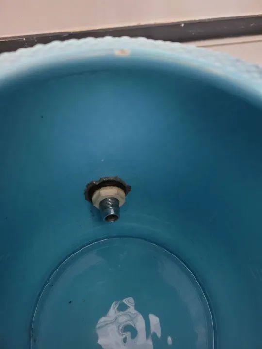 Filtro talha antigo Weiss bico de jaca azul clara - Foto 6