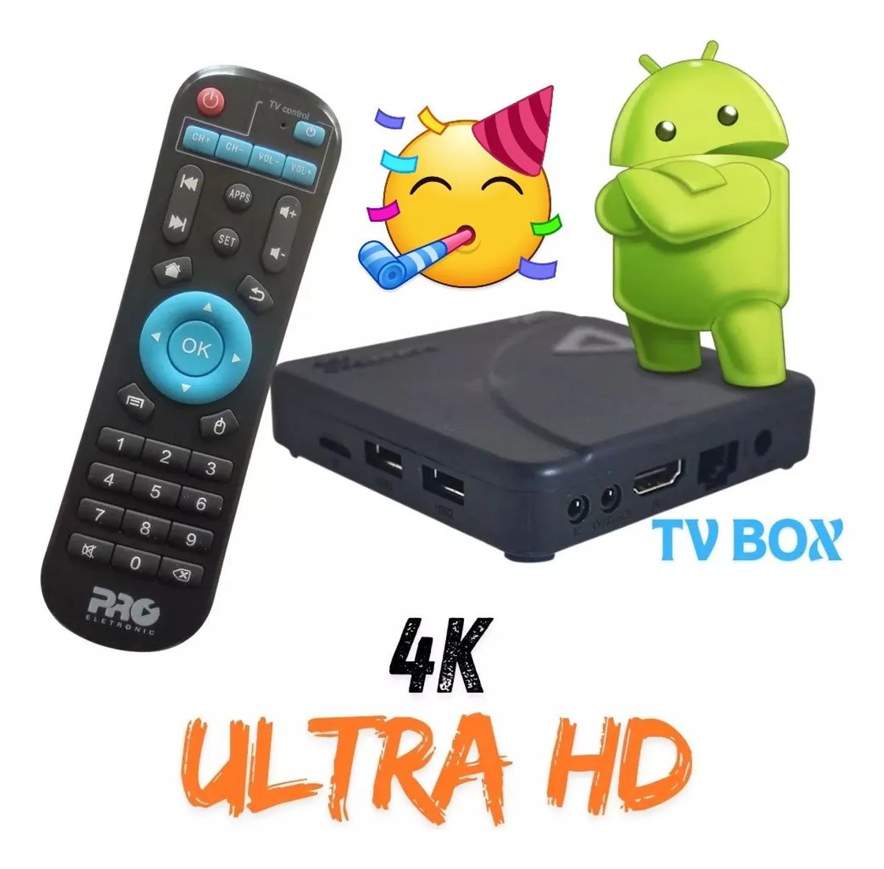 TV Box Android 4K+ 7 apps TOP
