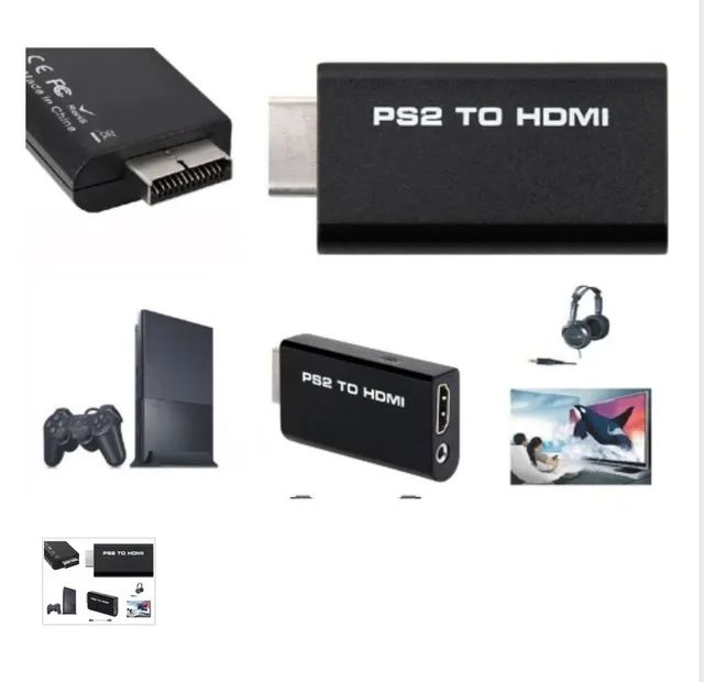 Adaptador PS2 ou PS3 para HDMI  - Foto 2