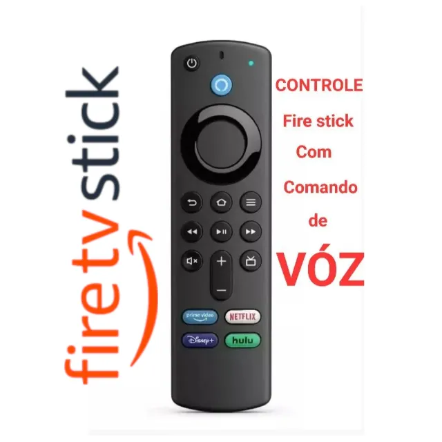 Controle Remoto c/ comando de voz Amazon Fire TV Stick E Fire Stick 4k Max LE-7674
