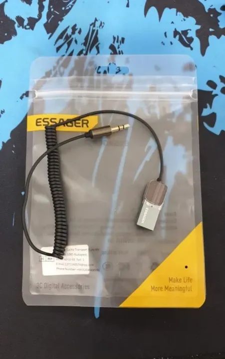 Adaptador Bluetooth Para Carro Essager 5.0 - Foto 5