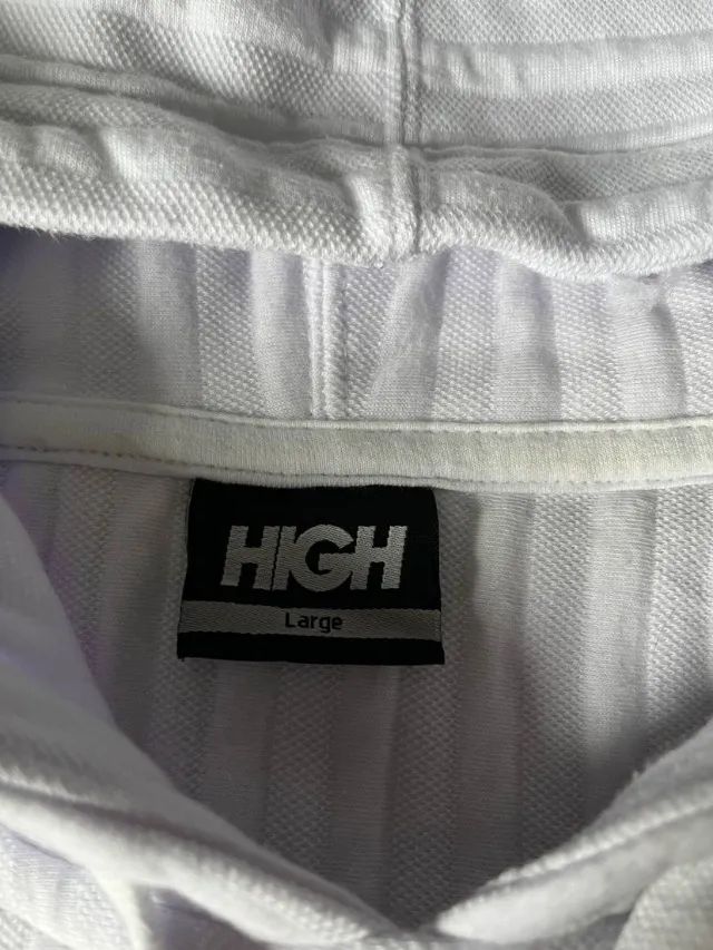 Moletom High Boss Hoodie Logo White - Foto 3