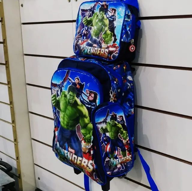 Mochila Com Rodinha Kit 3pçs Huck Da22255 Promoç Dy - Foto 3