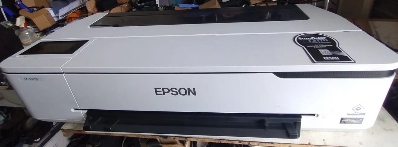 impressora plotter epson surecolor t3170 ( instalação do bulk ) - Foto 5
