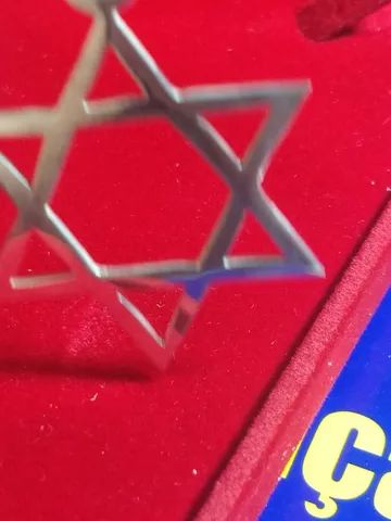 Pingente Estrela de Davi 6.60 Gramas 40 mm Maciça sem Aro - Foto 3