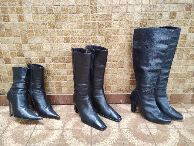 Vendo ou Troco Botas de couro legitimo 39 Excelente estado! - Foto 5