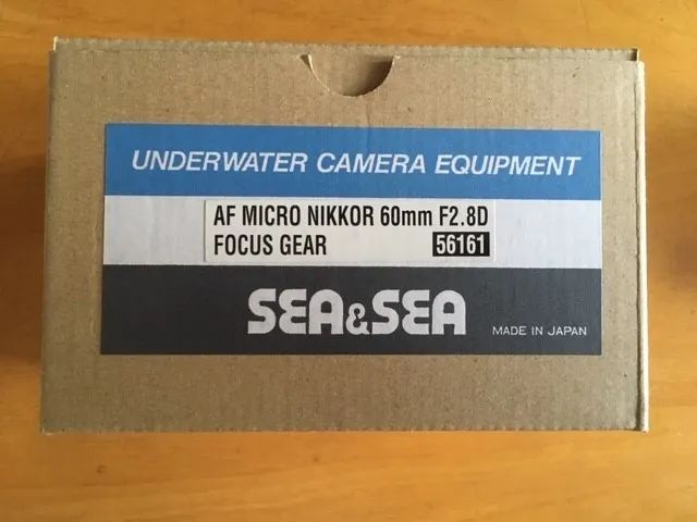 Anel de foco para lente Nikon 60 mm em caixa estanque Sea&Sea - Foto 4