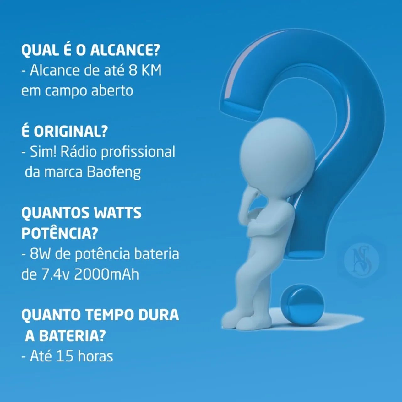 Rádio comunicador Baofeng UV-6  - Foto 5