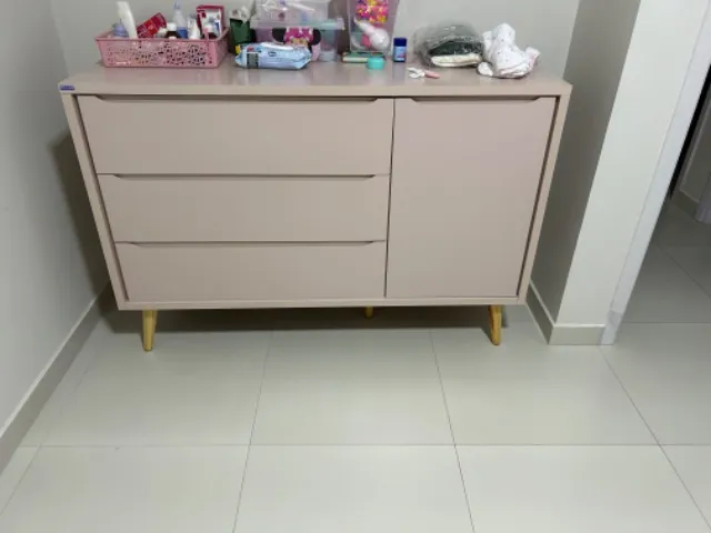 Cômoda MDF san remo baby 