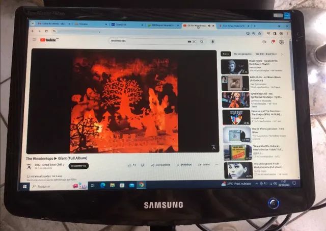 Monitor Samsung 732nw Wide 17 Bivolt - Funcionando