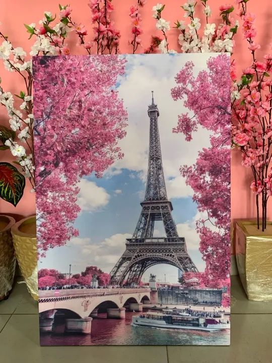 Quadro Decorativo Torre Eiffel Paris