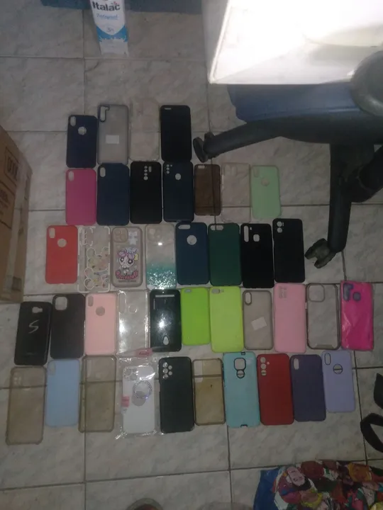Lote de capinhas para celular aceita troca