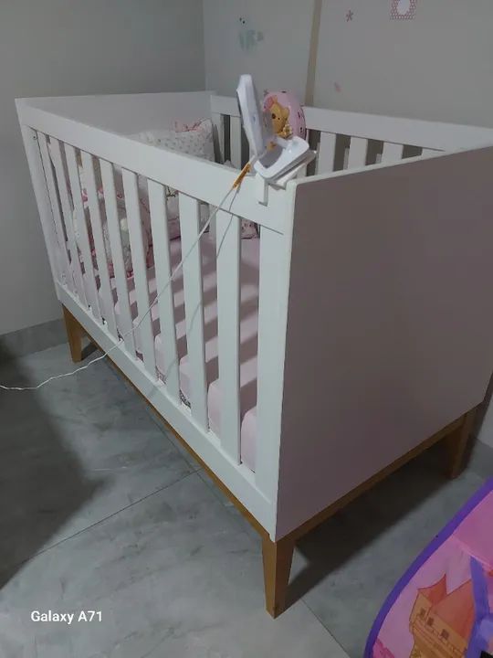 Berço que virá mini cama com colchão  - Foto 4