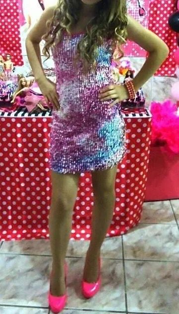 Vestido paetê