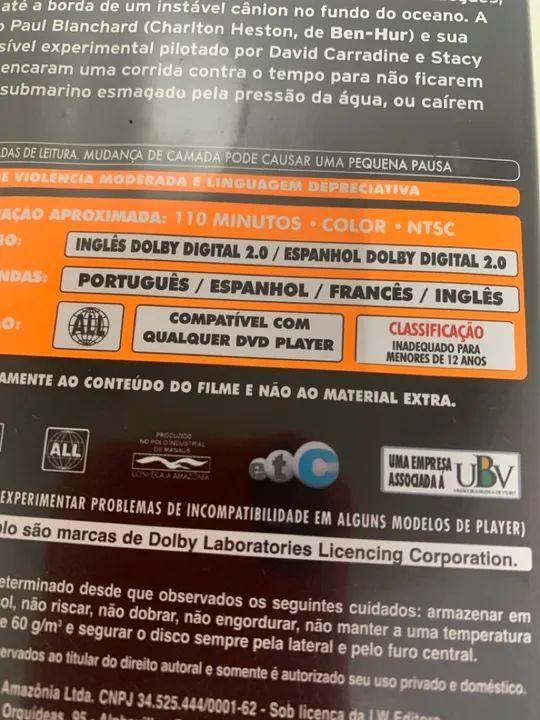 DVD sos submarino nuclear  - Foto 6