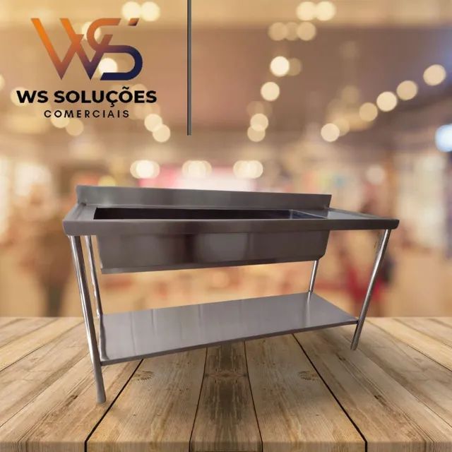 Modelo de tanque fabricado para limpeza de peças mecânicas