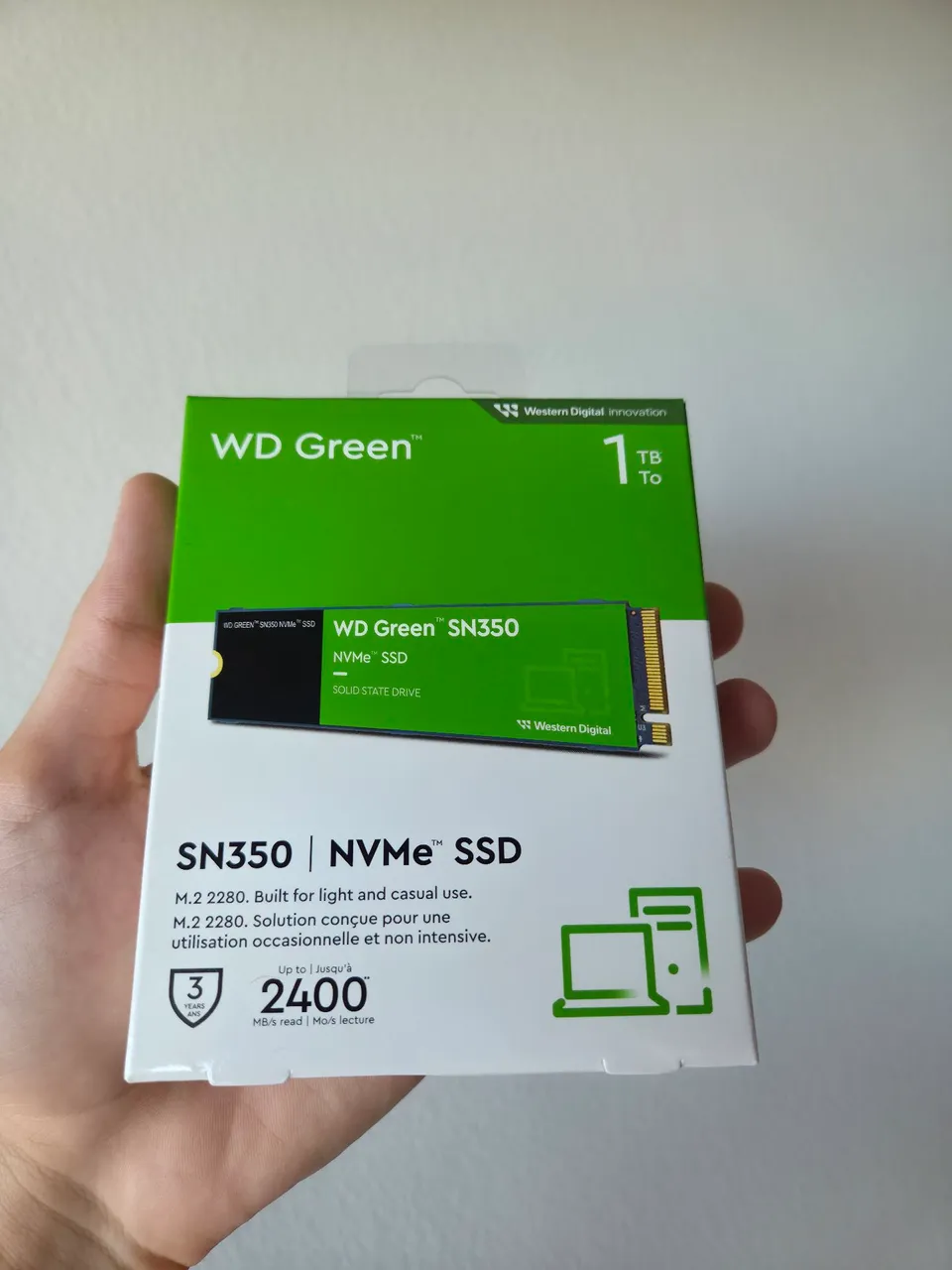 SSD M.2 NVME 1TB WD GREEN Novo e Com Garantia (Somos Loja)