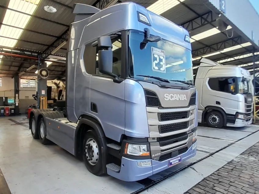SCANIA R450 A6X2 2022/2023 - PACOTE ADAS PNEUS NOVOS IMPORTADOS SAIA LATERAL E DEFLETORES, - Foto 2