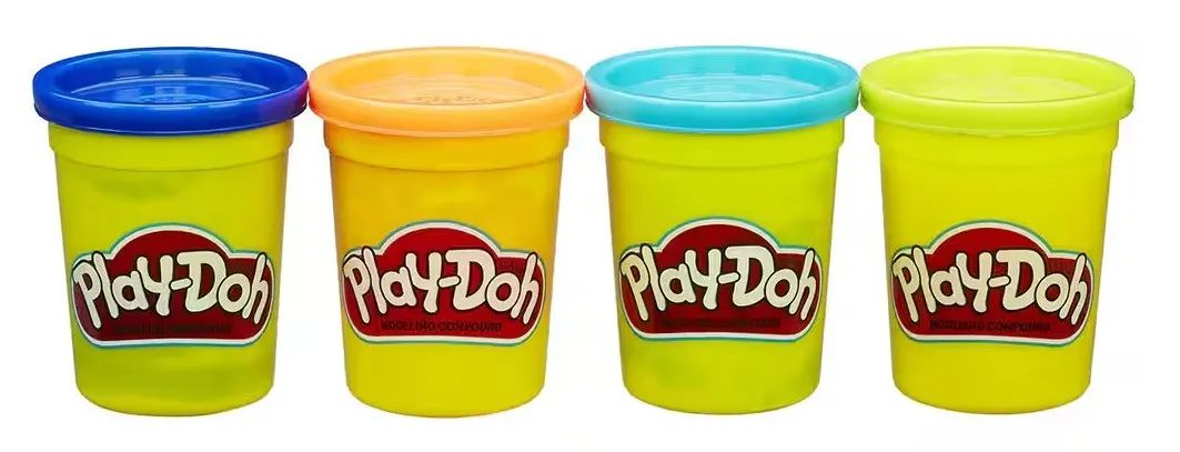 KIT MASSA MODELAR 4 POTES PLAY-DOH HASBRO E4867 448 GRAMAS - Foto 3