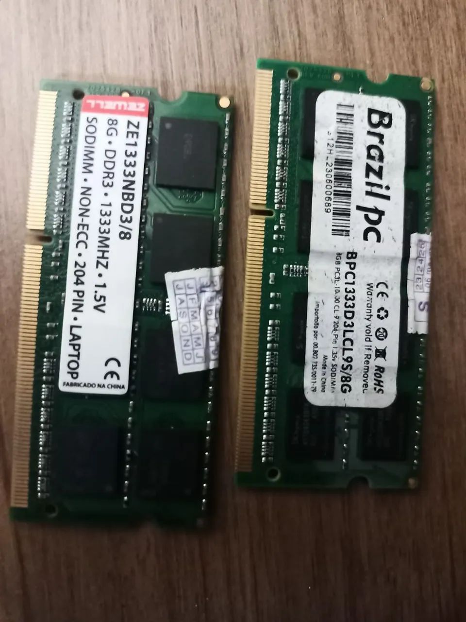 Memória RAM 8GB DDR3 1333MHz 1.5V SODIMM - Foto 2