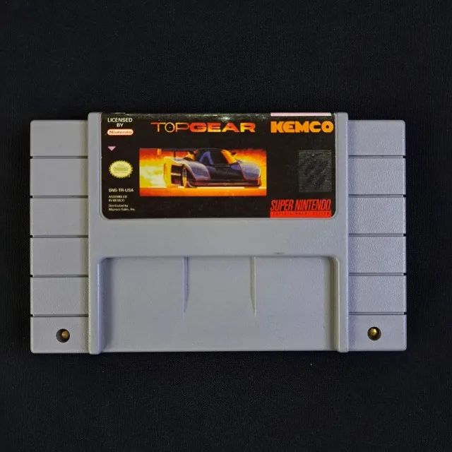 Top Gear Super Nintendo 100% Original - Americano Snes. - Faço envio