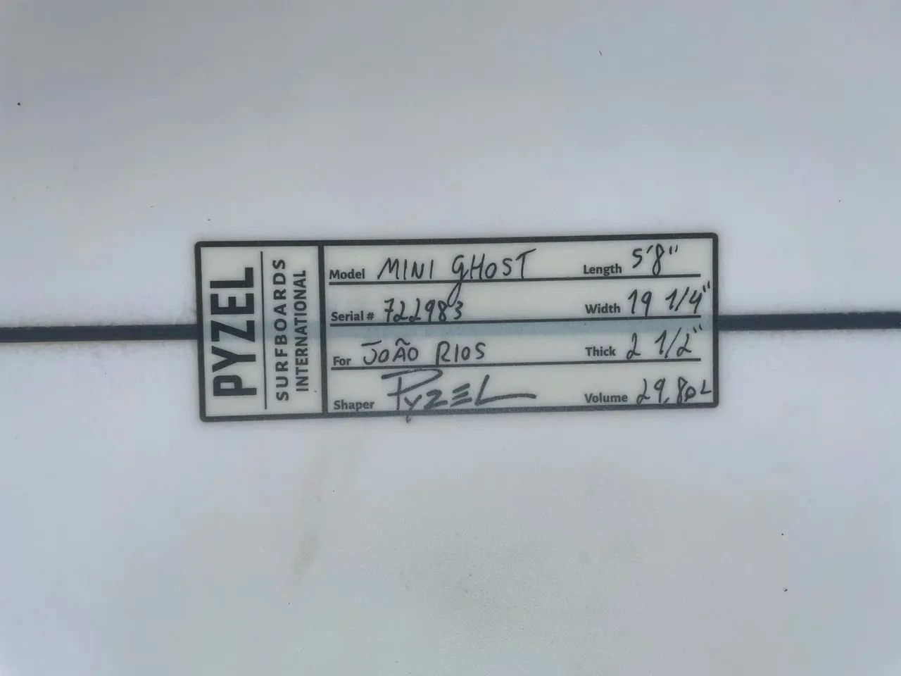 Prancha de Surfe Pyzel Mini Ghost 5'8 - Foto 3