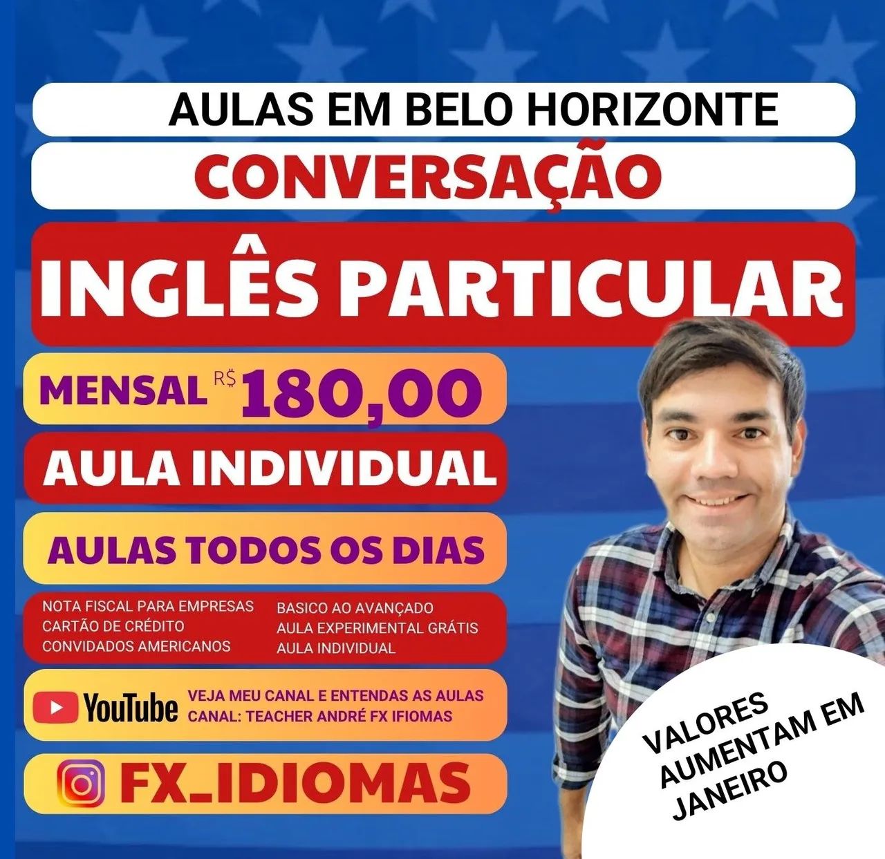 Aulas Particulares Inglês em Belo Horizonte