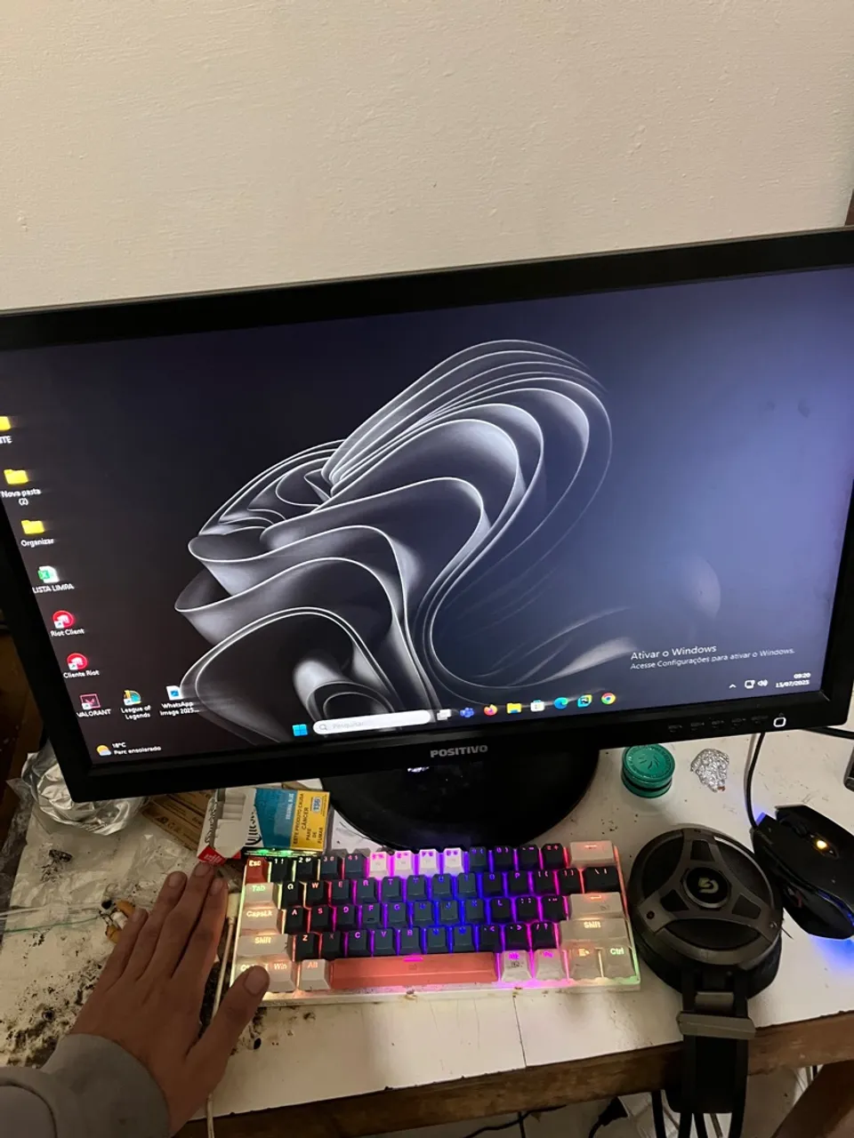 PC Gamer Positivo com Monitor e Periféricos