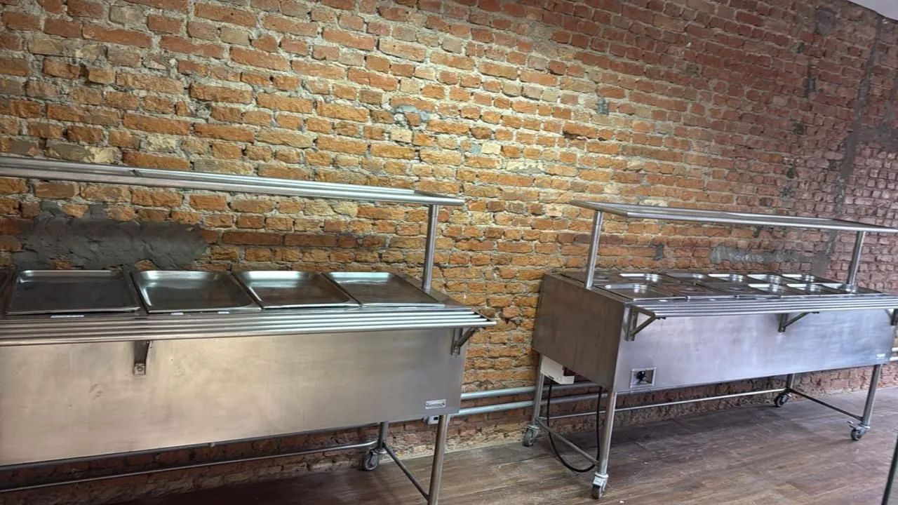 Balcão de aço inox para restaurante servi serf  - Foto 2