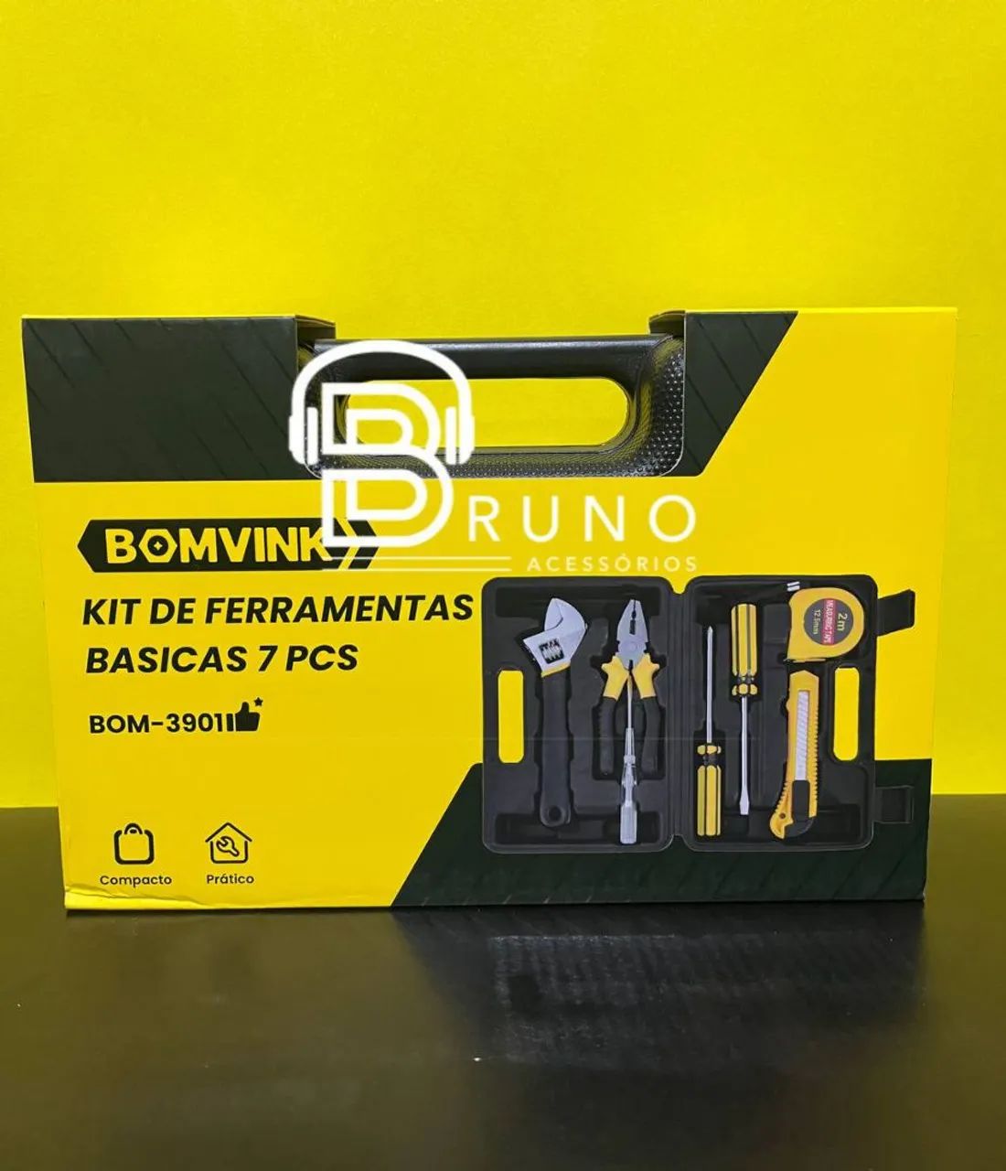 Kit De Ferramentas Basicas 7 Peças