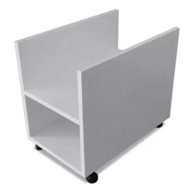 Porta CPU de Madeira MDP com Rodízios Resistência e Praticidade Modelo CZ 72104 - Foto 2