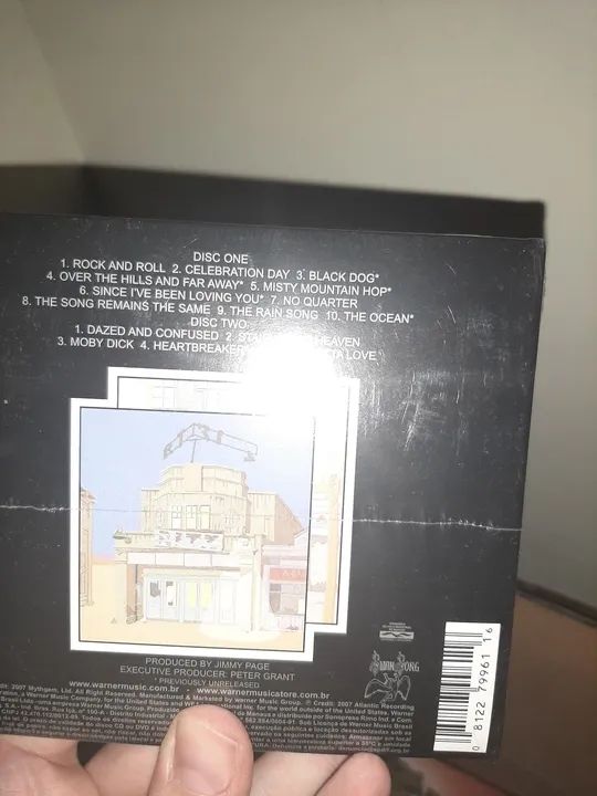 Coleção led Zeppelin 3 cds + 1 dvd (lacrado) - Foto 4