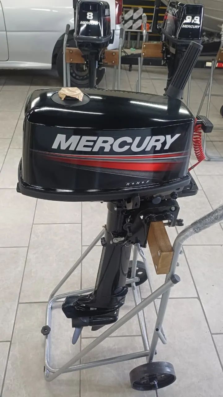 MOTORES  5 HP MERCURY -NOVOS - Foto 4