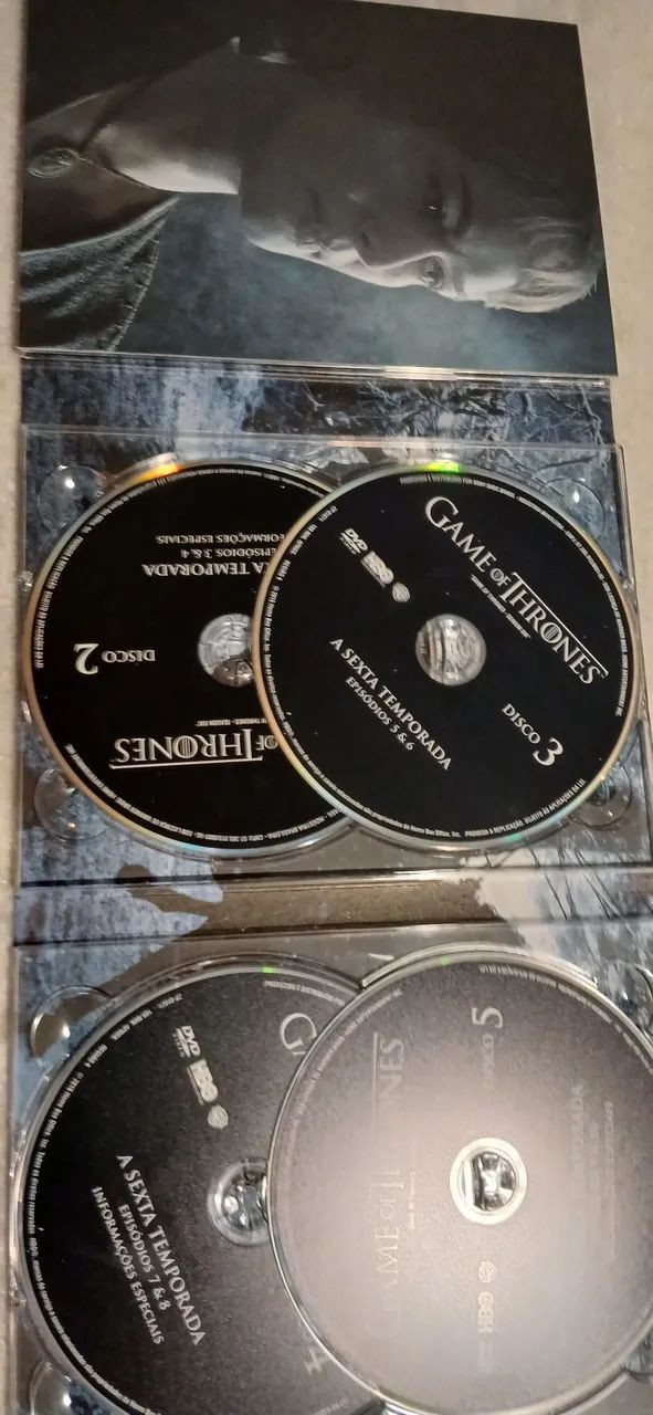 Game of Thrones - 1ª a 6 ª Temporada Completa - DVD e Blu-Ray - Foto 2