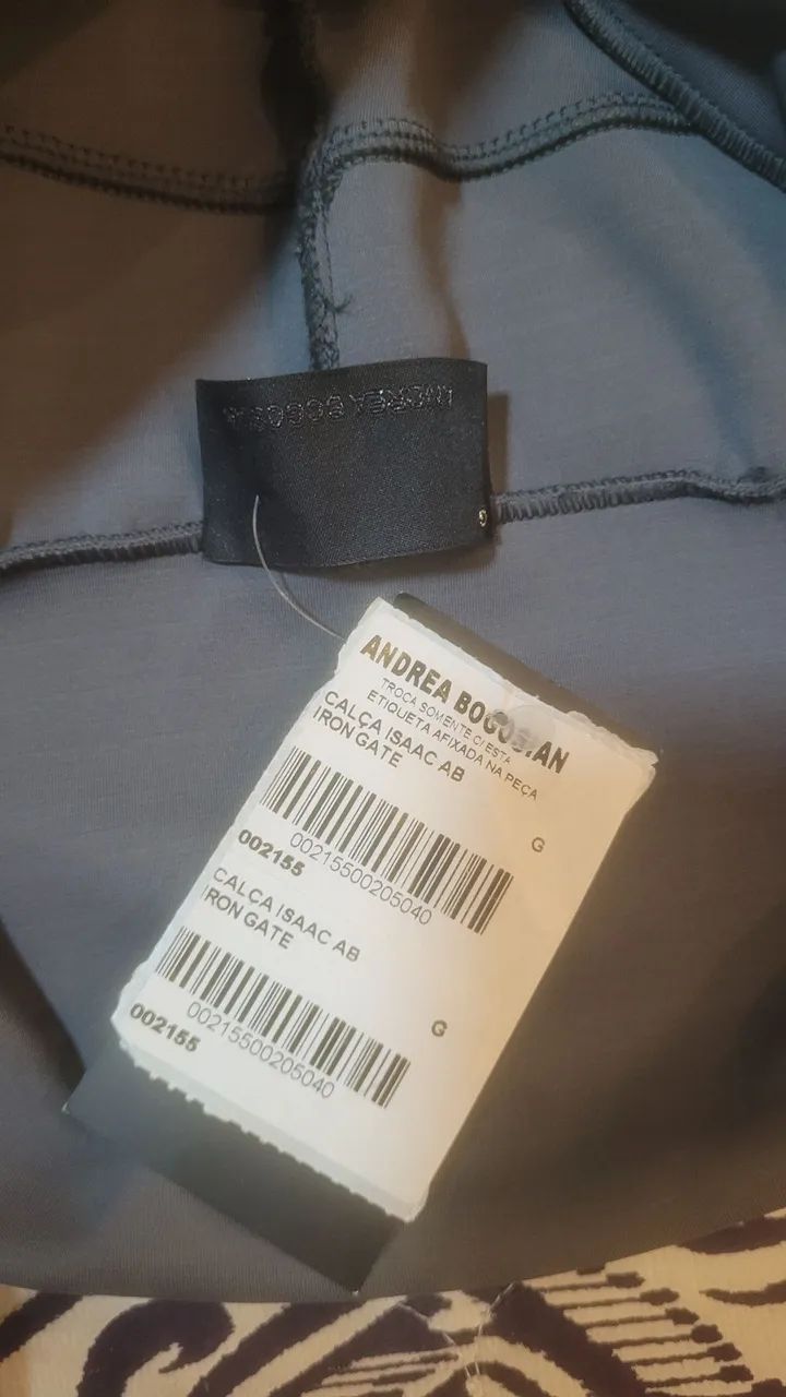 Calça Legging Cinza com Detalhes - Foto 3