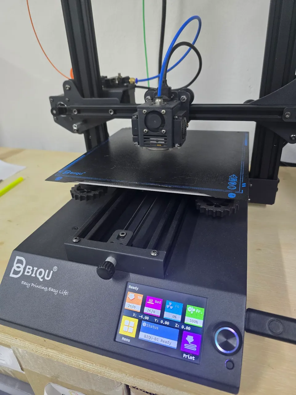 Impressora 3D BIQU B1 - 100% revisada - Pronta para Imprimir