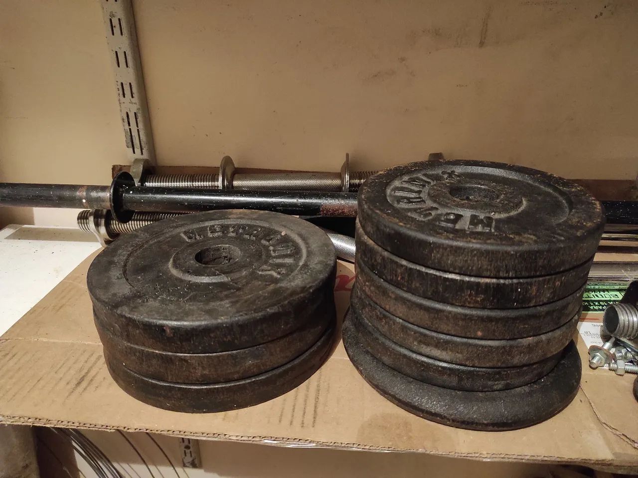 Anilhas de Ferro Fundido. R$ 8,00 o quilo. - Foto 2