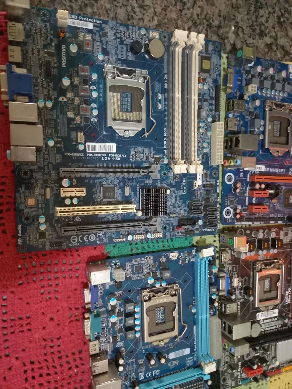 LOTE PLACA MÃE SOCKET 1155 1150